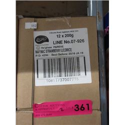 2 Cases of strawberry licorice