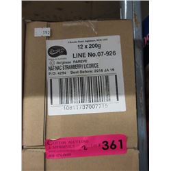 2 Cases of strawberry licorice