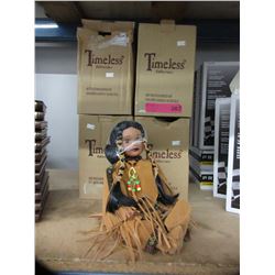 4 "Timeless Collections" Indian dolls