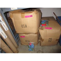 3 Large cases of new plastic place markers