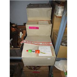 6 Cases of new tubes of adhesive