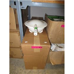 2 Cases of new lidded strainers