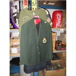 Vintage military clothing