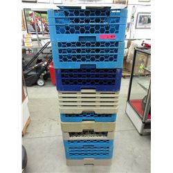 10 Commercial plastic dish trays