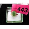 Image 2 : Gold plated .925 Silver dinner ring