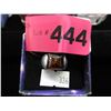 Image 2 : Estate - Sterling Silver & Amber ring