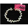 Image 1 : Pink & White "Potato Pearl" bracelet