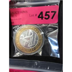 .999 Fine Silver $10 gaming token - Riviera Casino