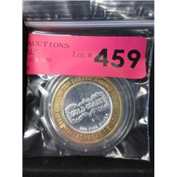 .999 Fine Silver $10 gaming token