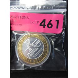 .999 Fine Silver $10 gaming token