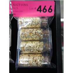 4 Vials of gold leaf