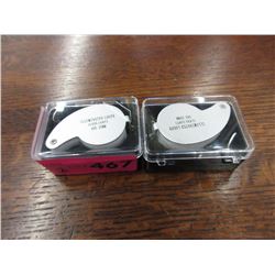 2 New Illuminated Jeweler's Loupes