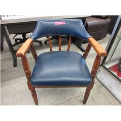 4 Used wood pub style chairs