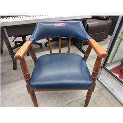 4 Used wood pub style chairs