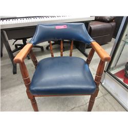 4 Used wood pub style chairs