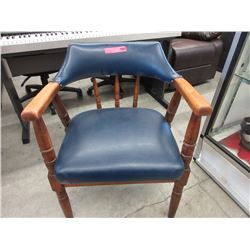 4 Used wood pub style chairs