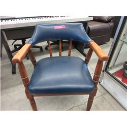 4 Used wood pub style chairs
