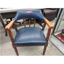 4 Used wood pub style chairs