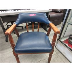 4 Used wood pub style chairs