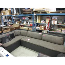 2 Piece patio sectional with cushions
