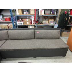 8' Long patio sofa with cushions - used