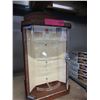 Image 1 : Counter size rotating display case