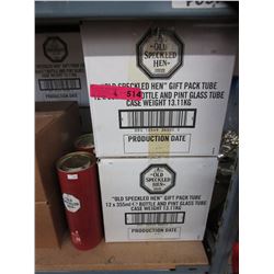 6 Cases of pint glasses - Old Speckled Hen logos