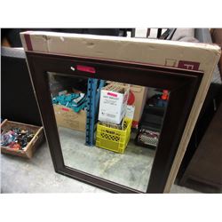2 New framed wall mirrors