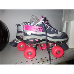 Pair of used Skechers roller skates - size 7