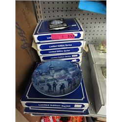 11 Limited edition German Christmas plates