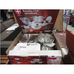 New - 16 Piece pot & pan set