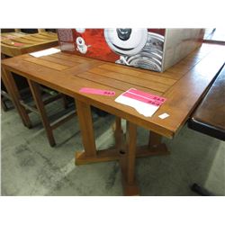 Teak patio table - used