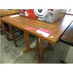 Teak patio table - used