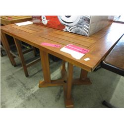 Teak patio table - used