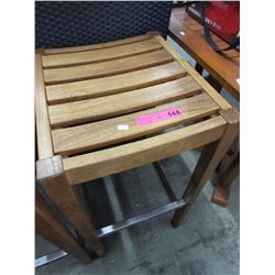 4 x 30" Teak stools - used