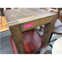 New - Wood end table