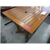 Image 1 : 27" x 30" Teak patio table