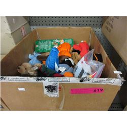 Large box of new Beanie Babies