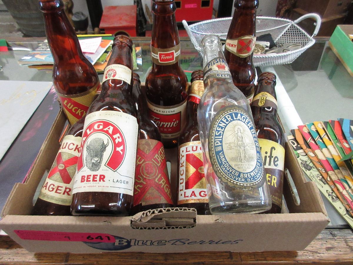 9 Collectible Canadian beer bottles