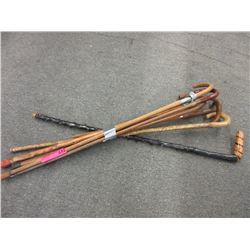 7 Wood canes - some vintage