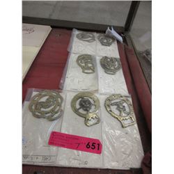 7 Cast horse brasses