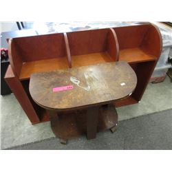 2 Vintage wood shelves