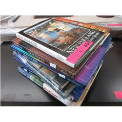 8 Hard cover books