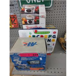 DVD player, car lights, toys & more