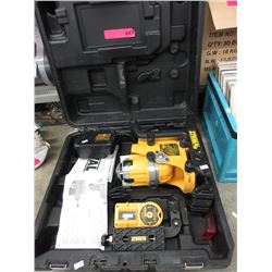 DeWalt cordless rotary laser in case