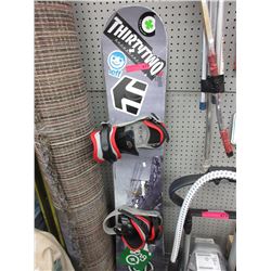 Used snowboard with bindings