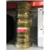 Image 1 : Brass plated umbrella stand - used