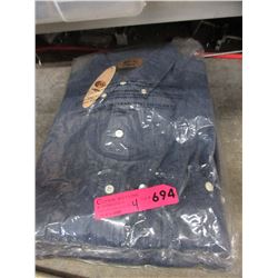 4 New men's cotton shirts - size XL