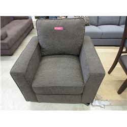 New - Chenille upholstered arm chair