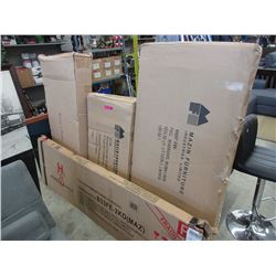 5 Pieces of unassembled furniture/parts
